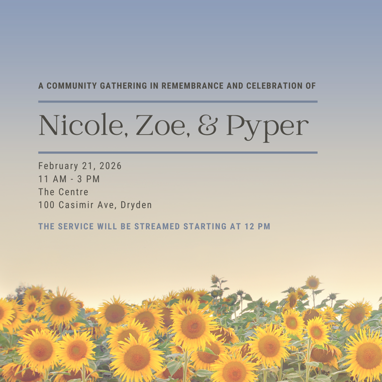 Invitation for an Open House to remember and celebrate the Boyer Family.