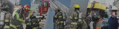 Operations & Training Banner with various photos